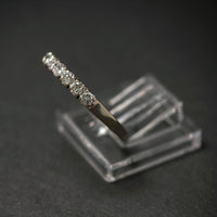Ring 750/- Weißgold mit 7 Brillanten