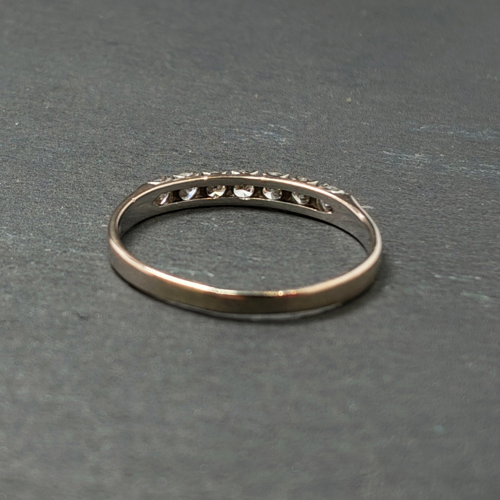 Ring 750/- Weißgold mit 7 Brillanten