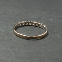 Ring 750/- Weißgold mit 7 Brillanten