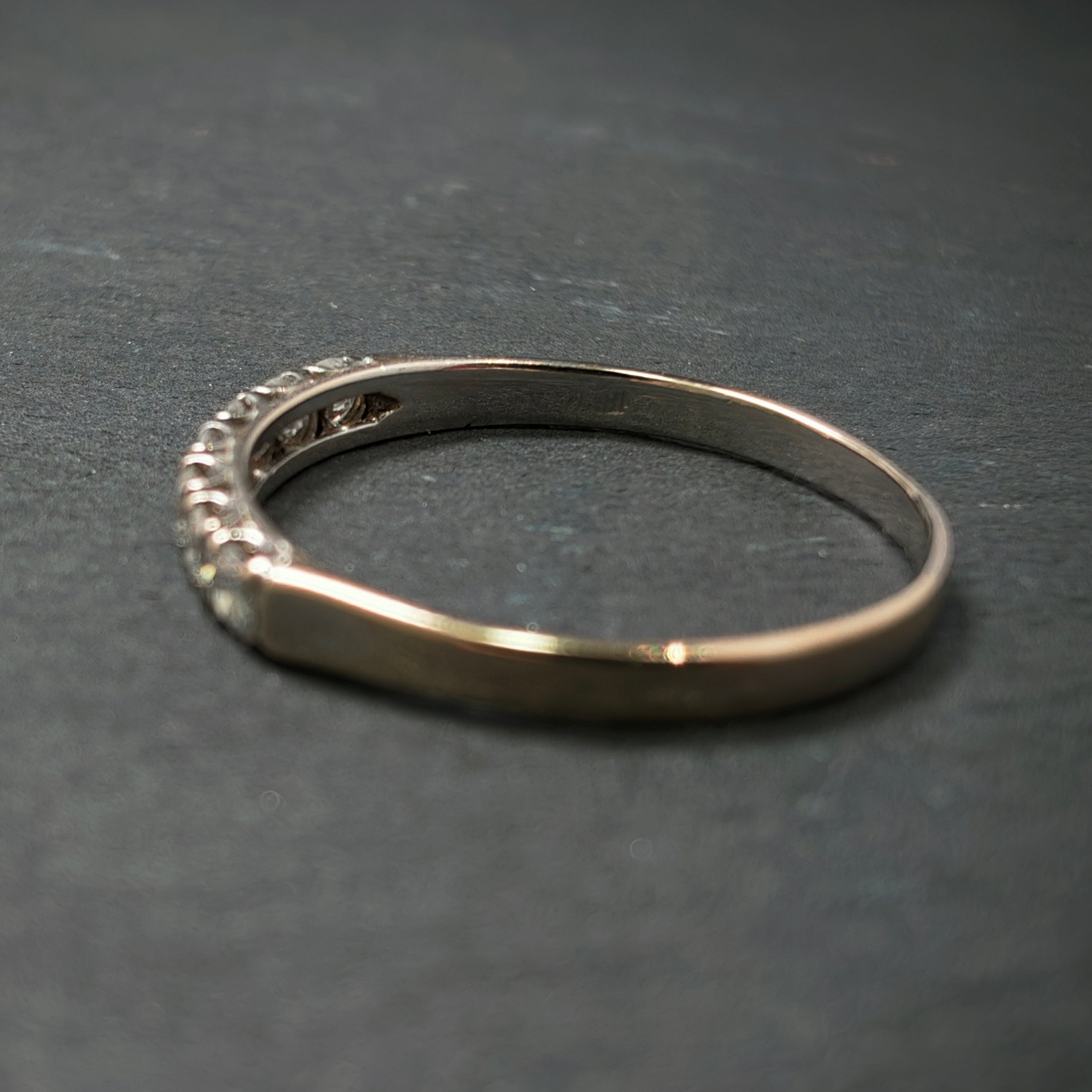Ring 750/- Weißgold mit 7 Brillanten