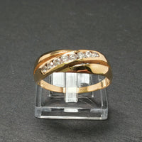 Ring 585/- Gelbgold mit 8 Brillanten