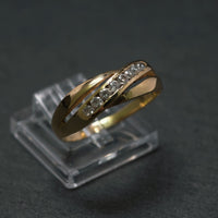 Ring 585/- Gelbgold mit 8 Brillanten