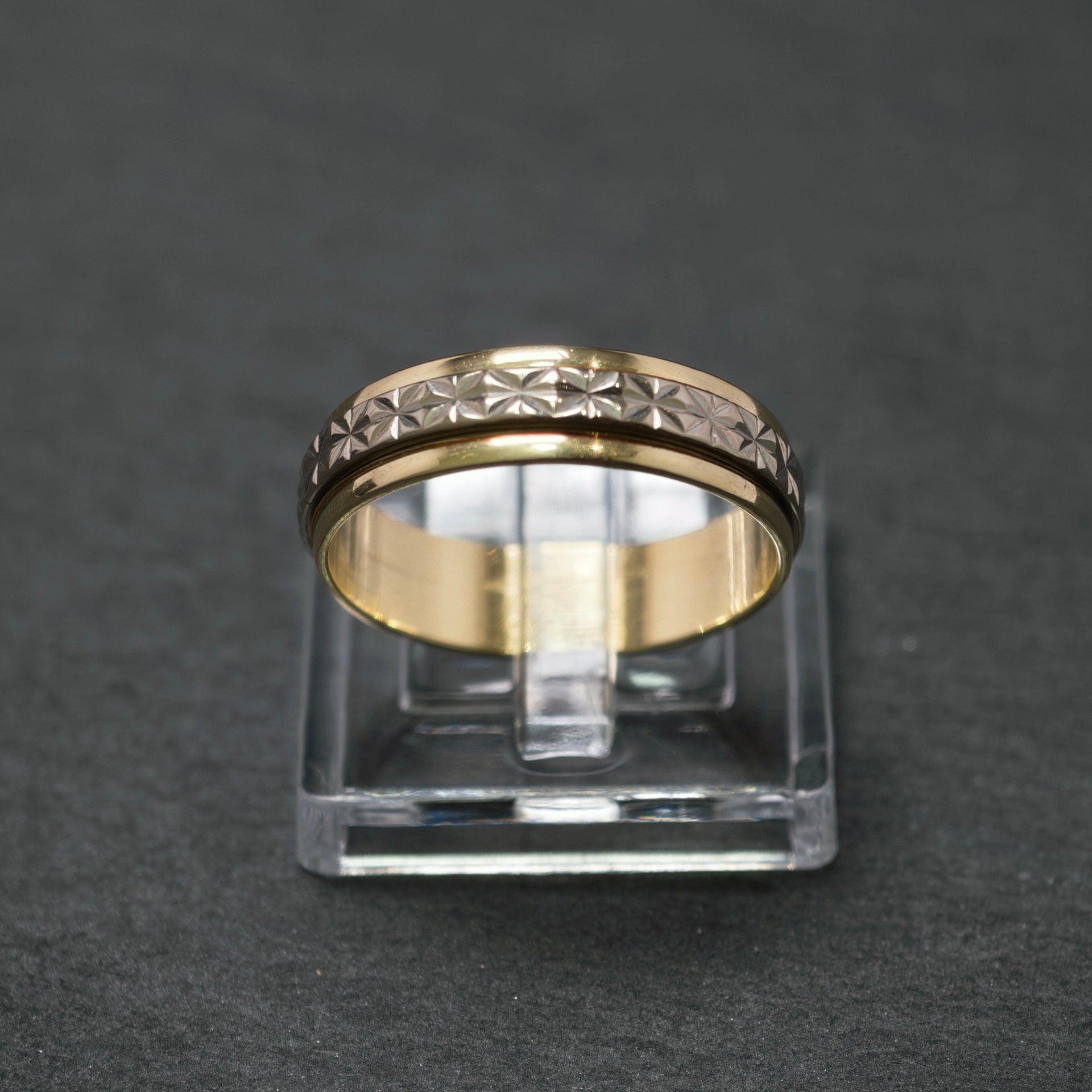 Ring 585/- Gelb- und Weißgold