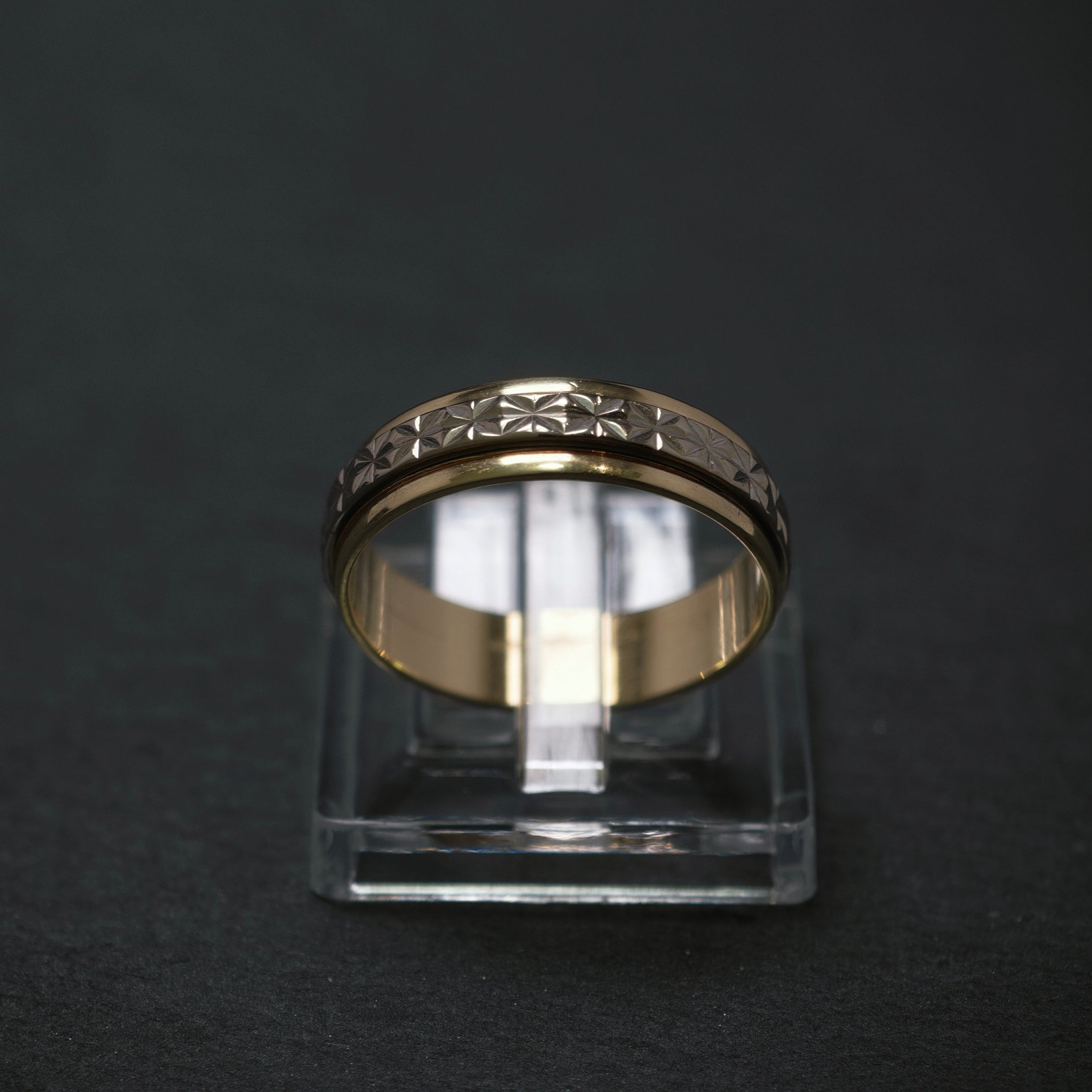 Ring 585/- Gelb- und Weißgold