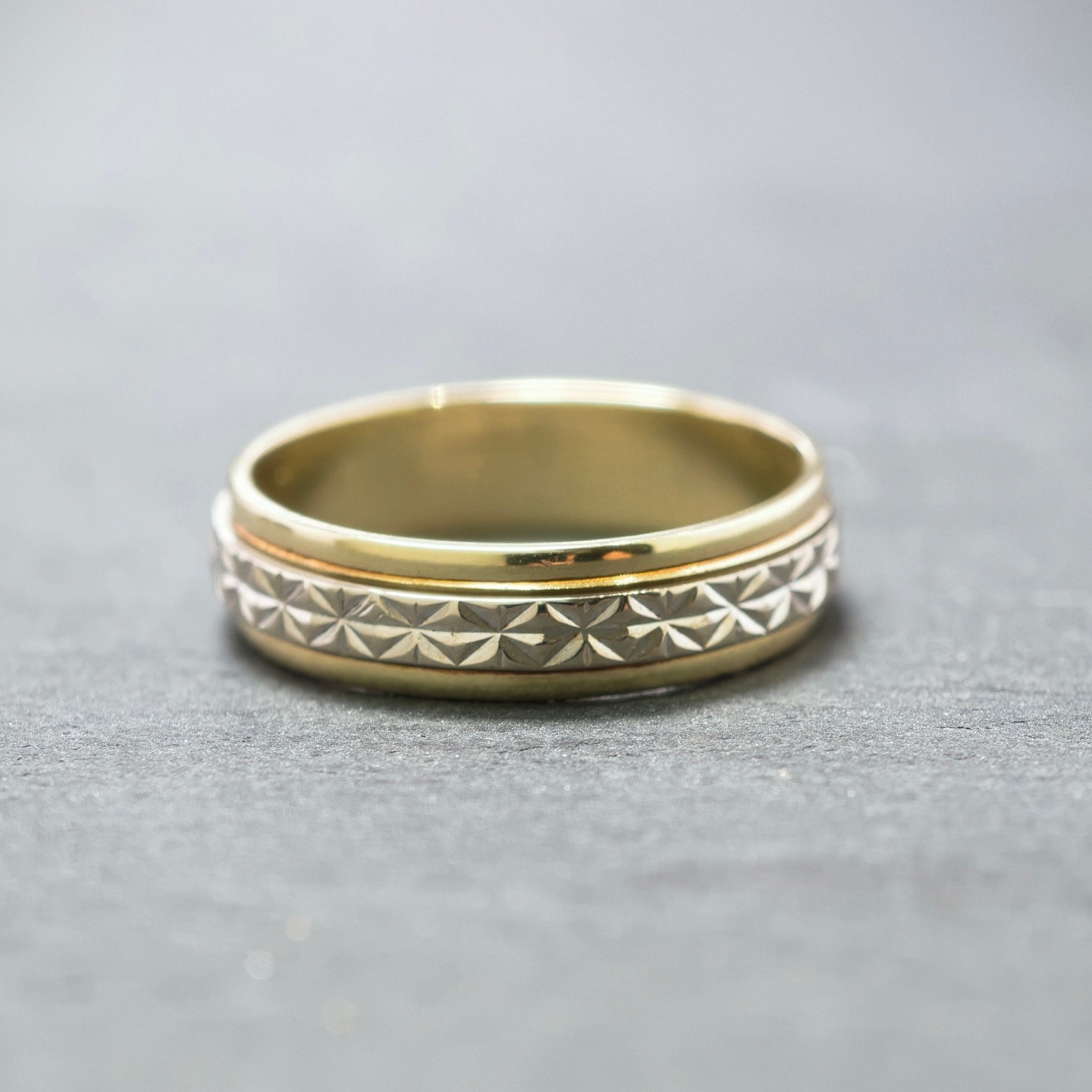 Ring 585/- Gelb- und Weißgold