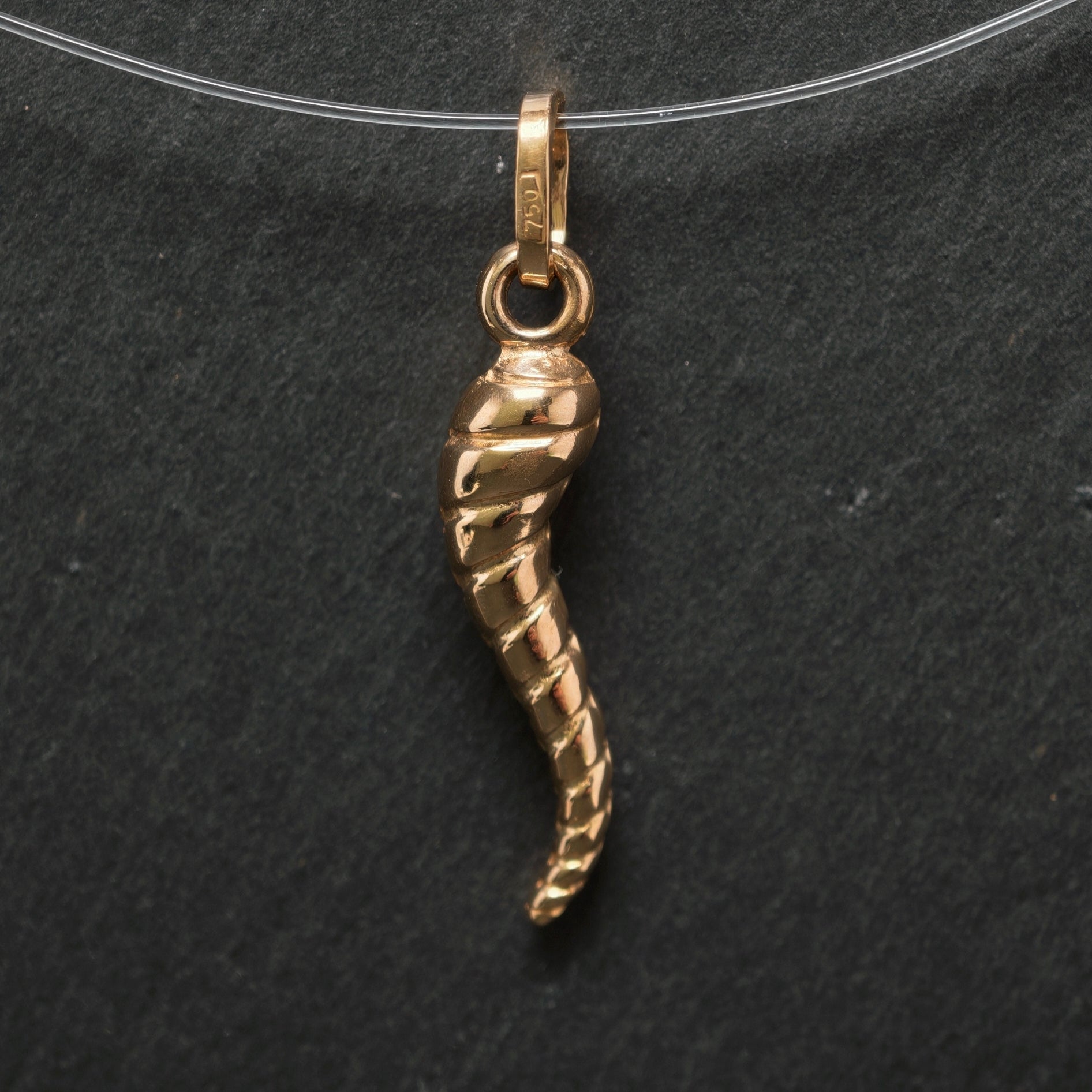 Anhänger ,,Corno Cornicello'' 750/- Gelbgold