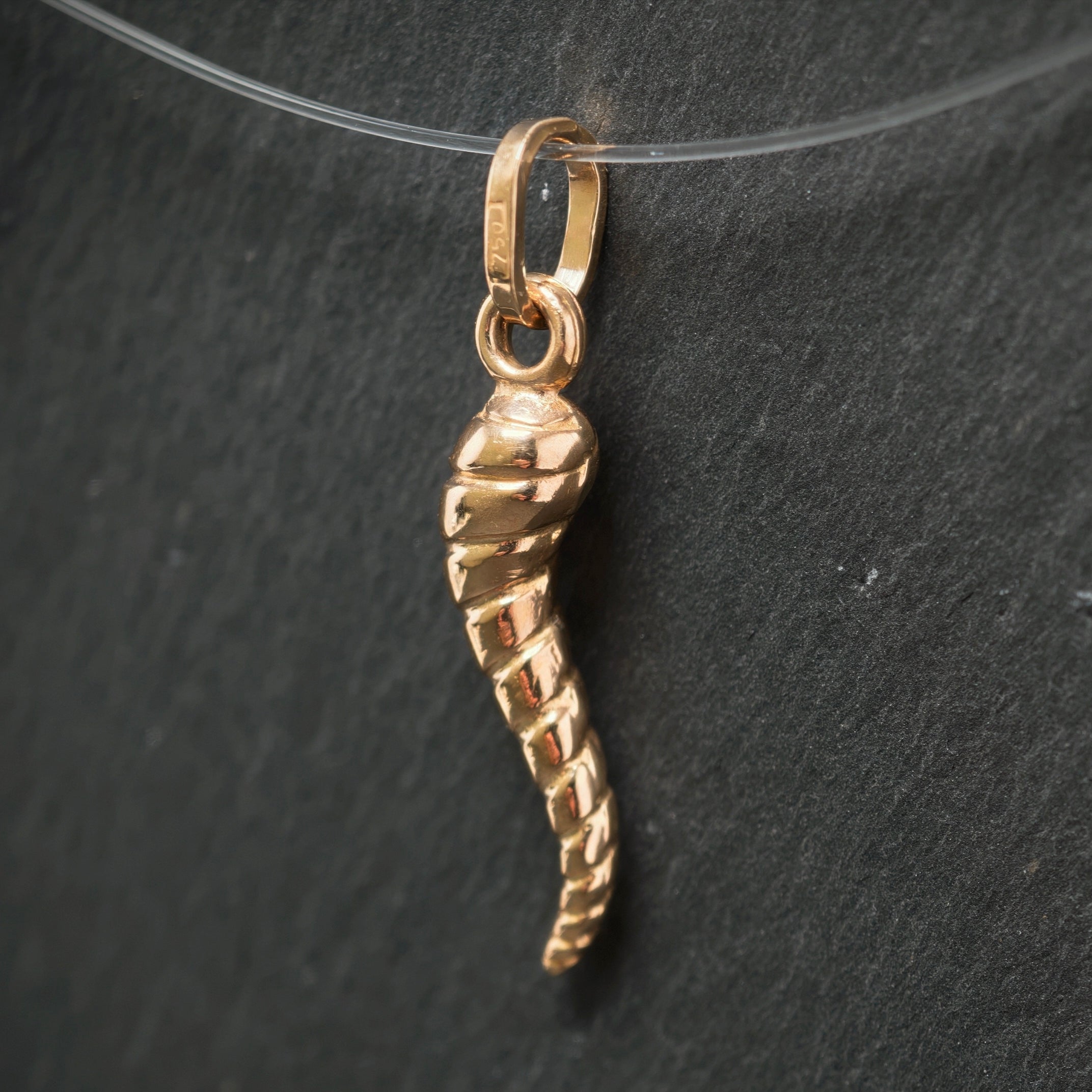 Anhänger ,,Corno Cornicello'' 750/- Gelbgold