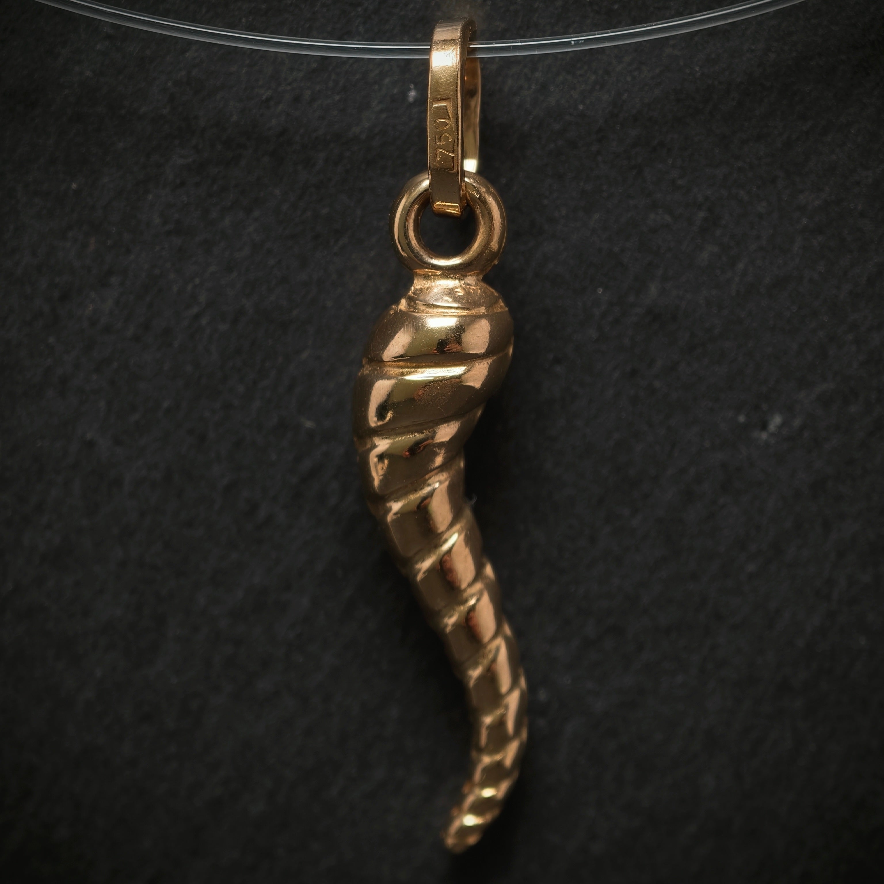 Anhänger ,,Corno Cornicello'' 750/- Gelbgold