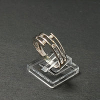 Ring 585/- Weißgold mit 4 Brillanten