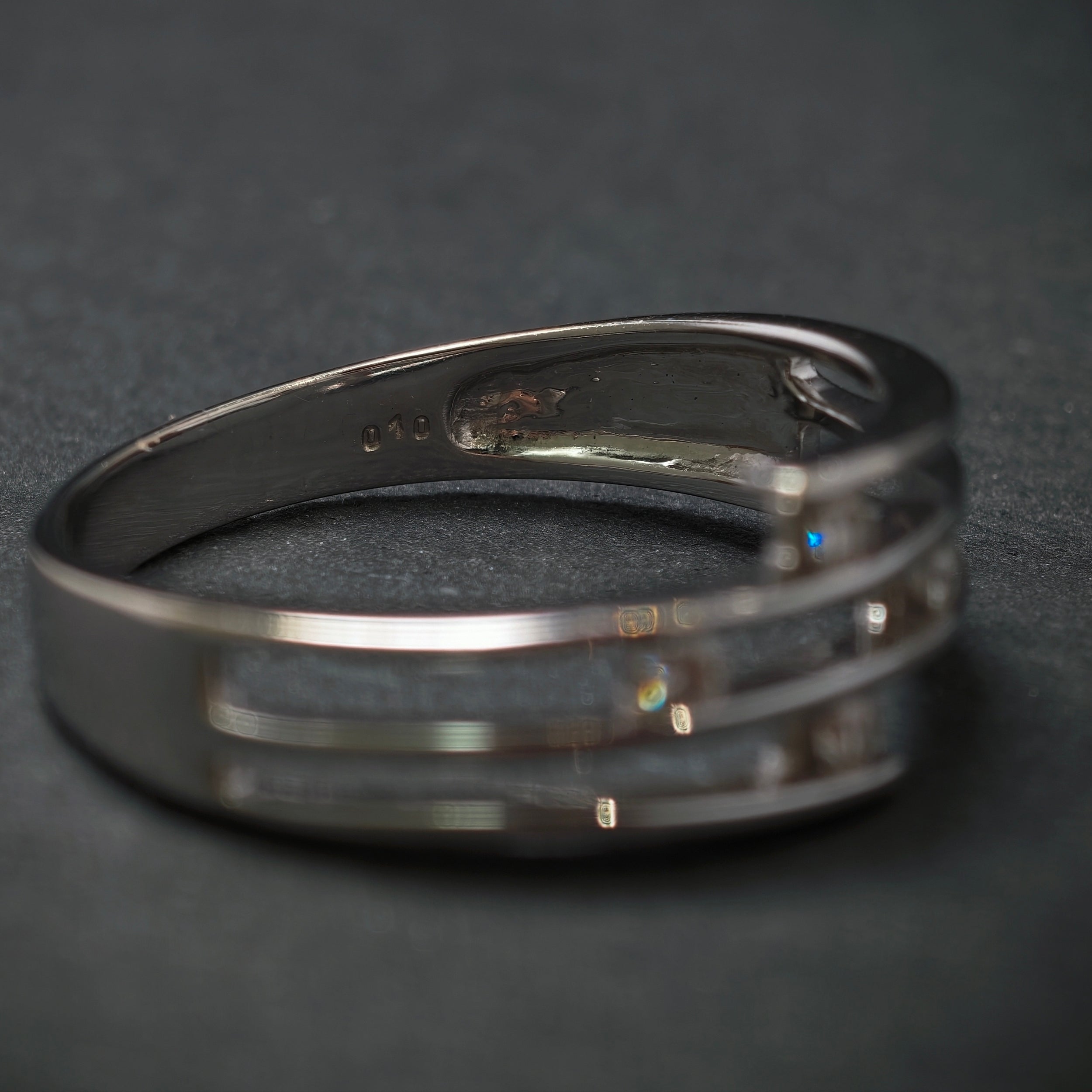 Ring 585/- Weißgold mit 4 Brillanten