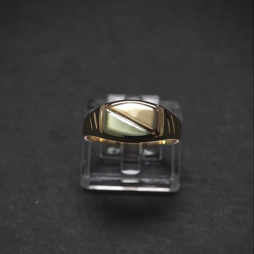 Ring 585/- Gelb- Rot- und Weißgold