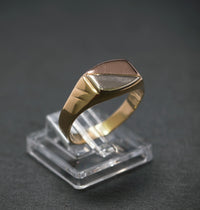 Ring 585/- Gelb- Rot- und Weißgold