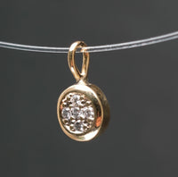 Anhänger 375/- Gelbgold mit 5 Brillanten