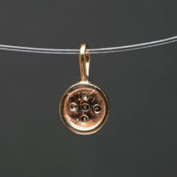 Anhänger 375/- Gelbgold mit 5 Brillanten