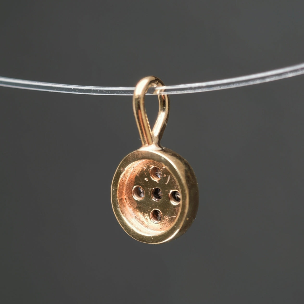 Anhänger 375/- Gelbgold mit 5 Brillanten