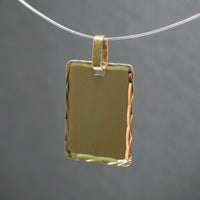 Anhänger "Gravurplatte" 333/- Gelbgold