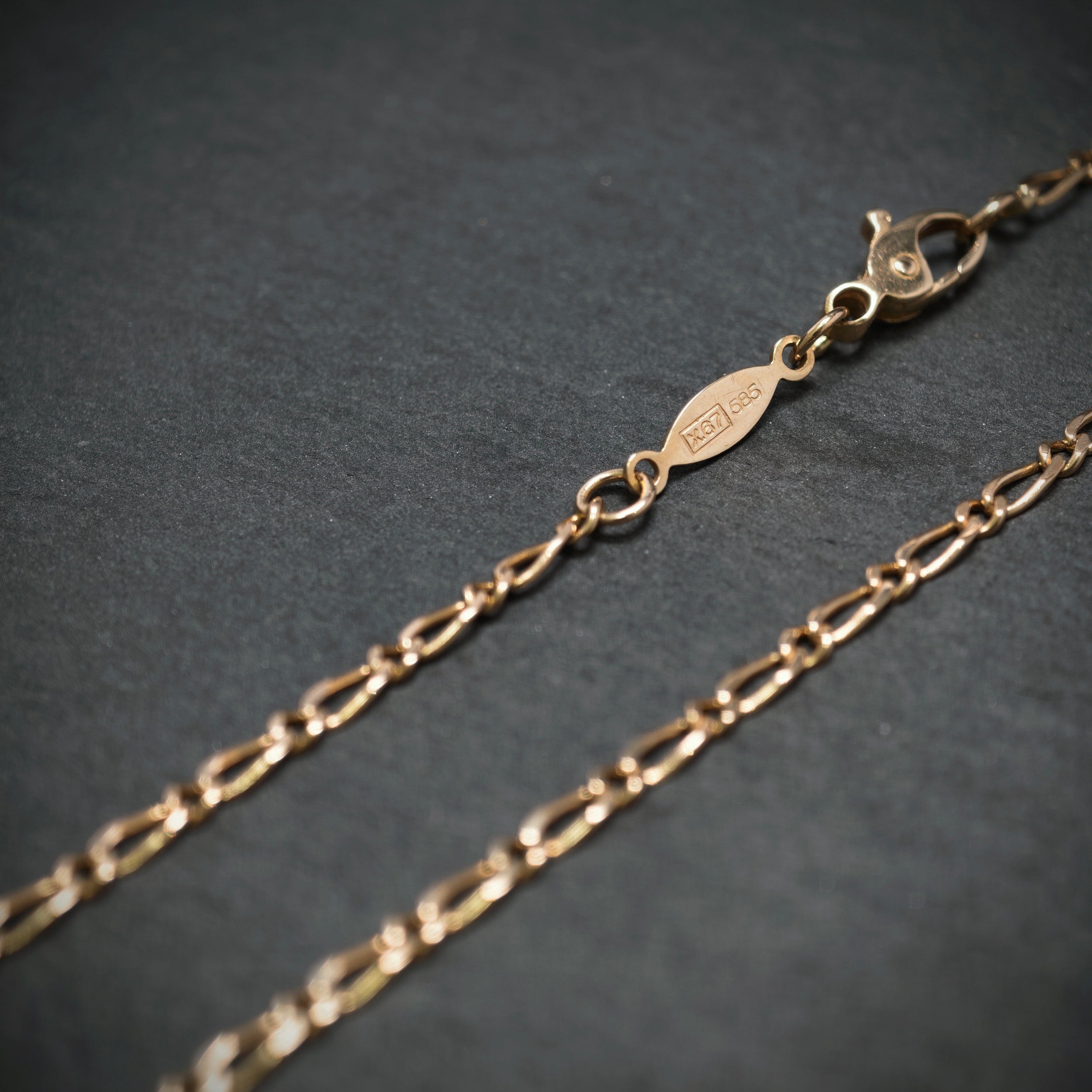Figarokette 585/- Gelbgold