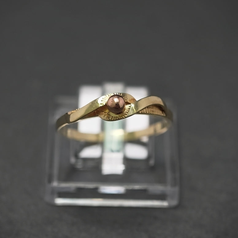 Ring 585/- Gelb- und Rotgold
