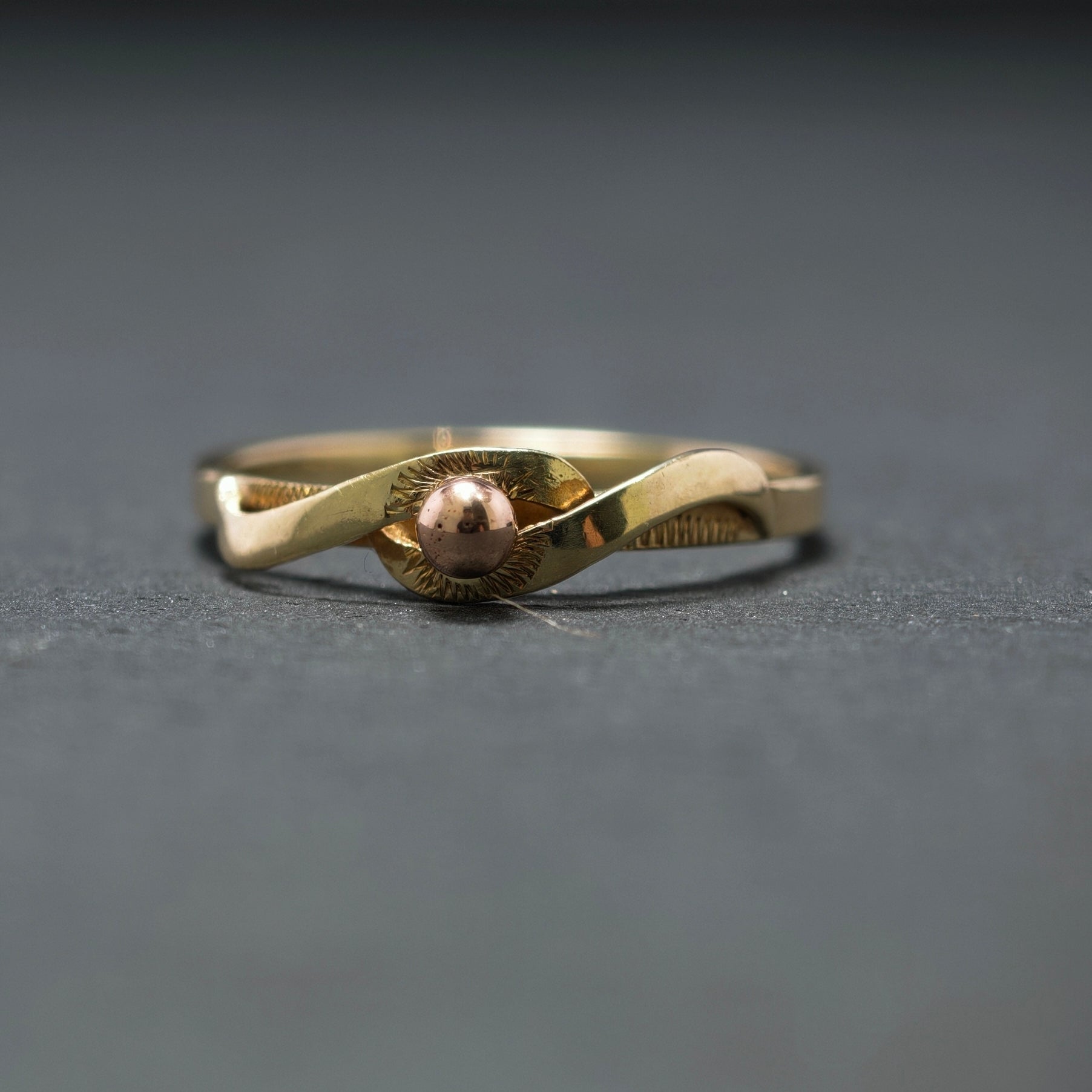 Ring 585/- Gelb- und Rotgold