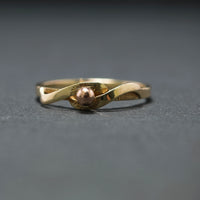 Ring 585/- Gelb- und Rotgold