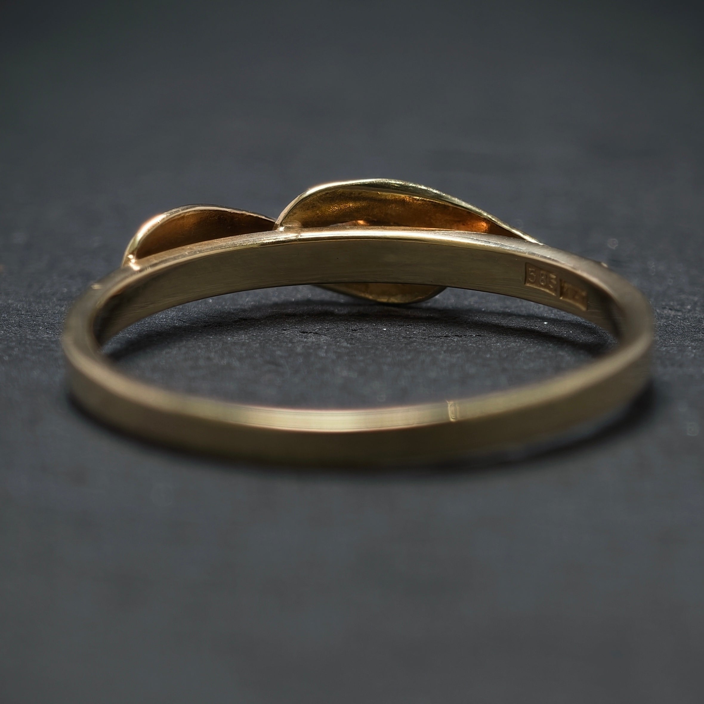 Ring 585/- Gelb- und Rotgold