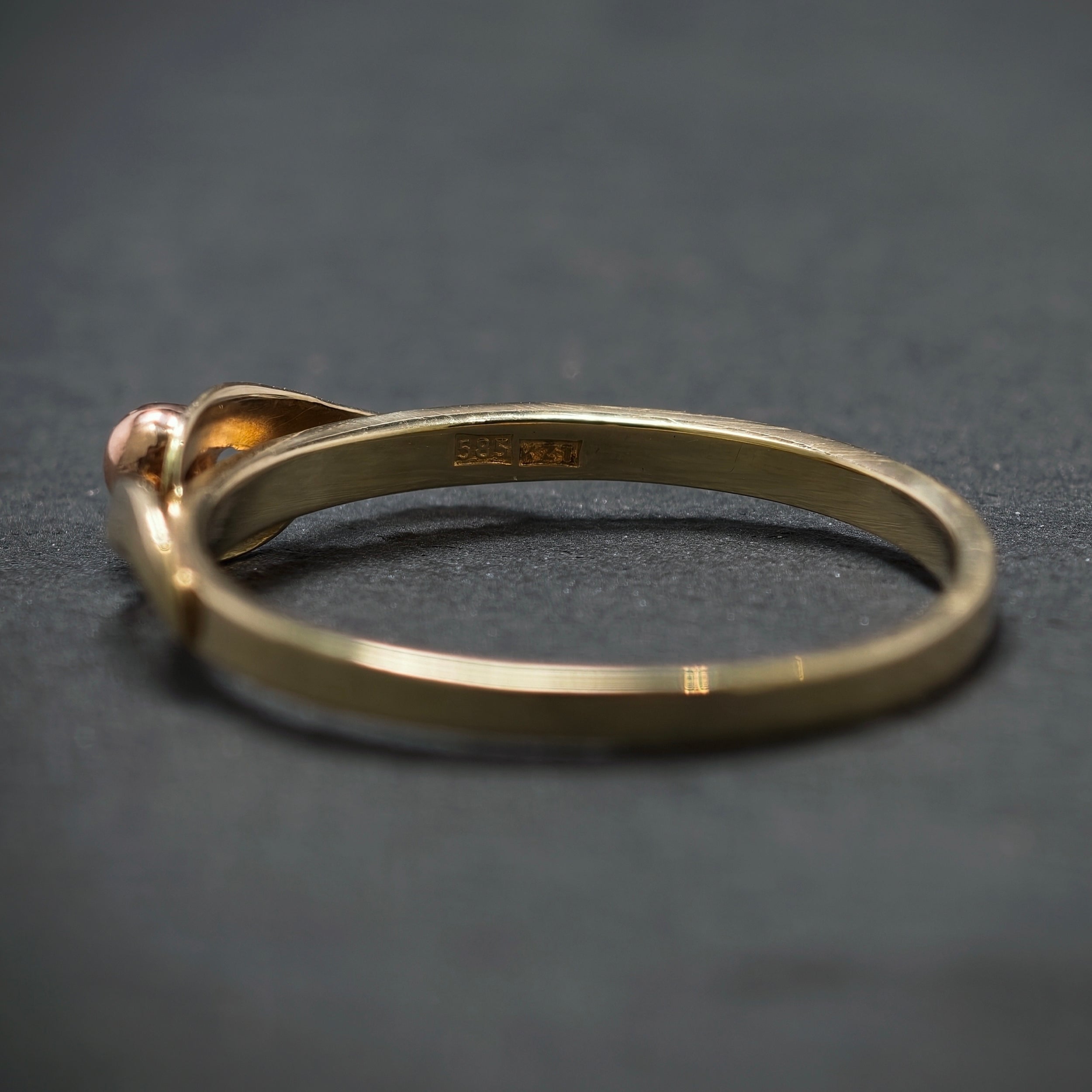 Ring 585/- Gelb- und Rotgold