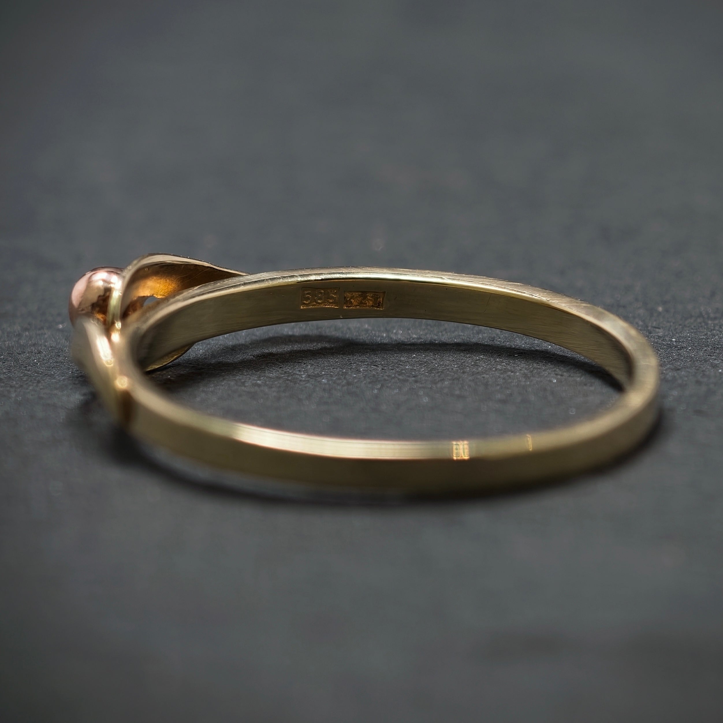 Ring 585/- Gelb- und Rotgold