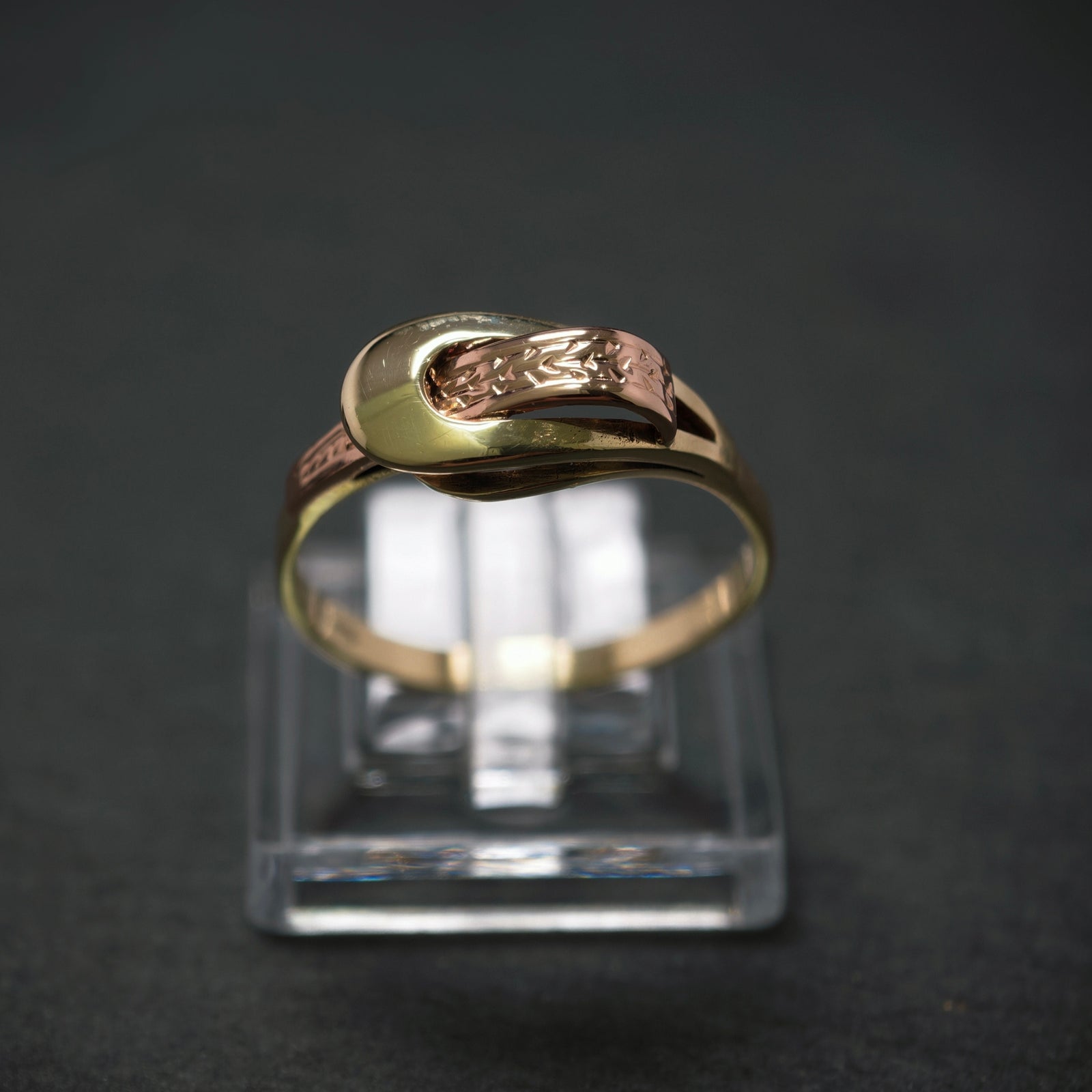 Ring 585/- Gelb- und Rotgold