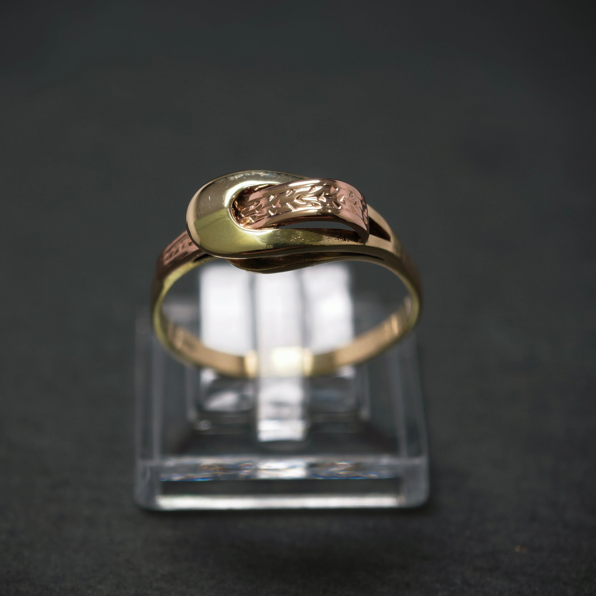 Ring 585/- Gelb- und Rotgold