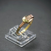 Ring 585/- Gelb- und Rotgold