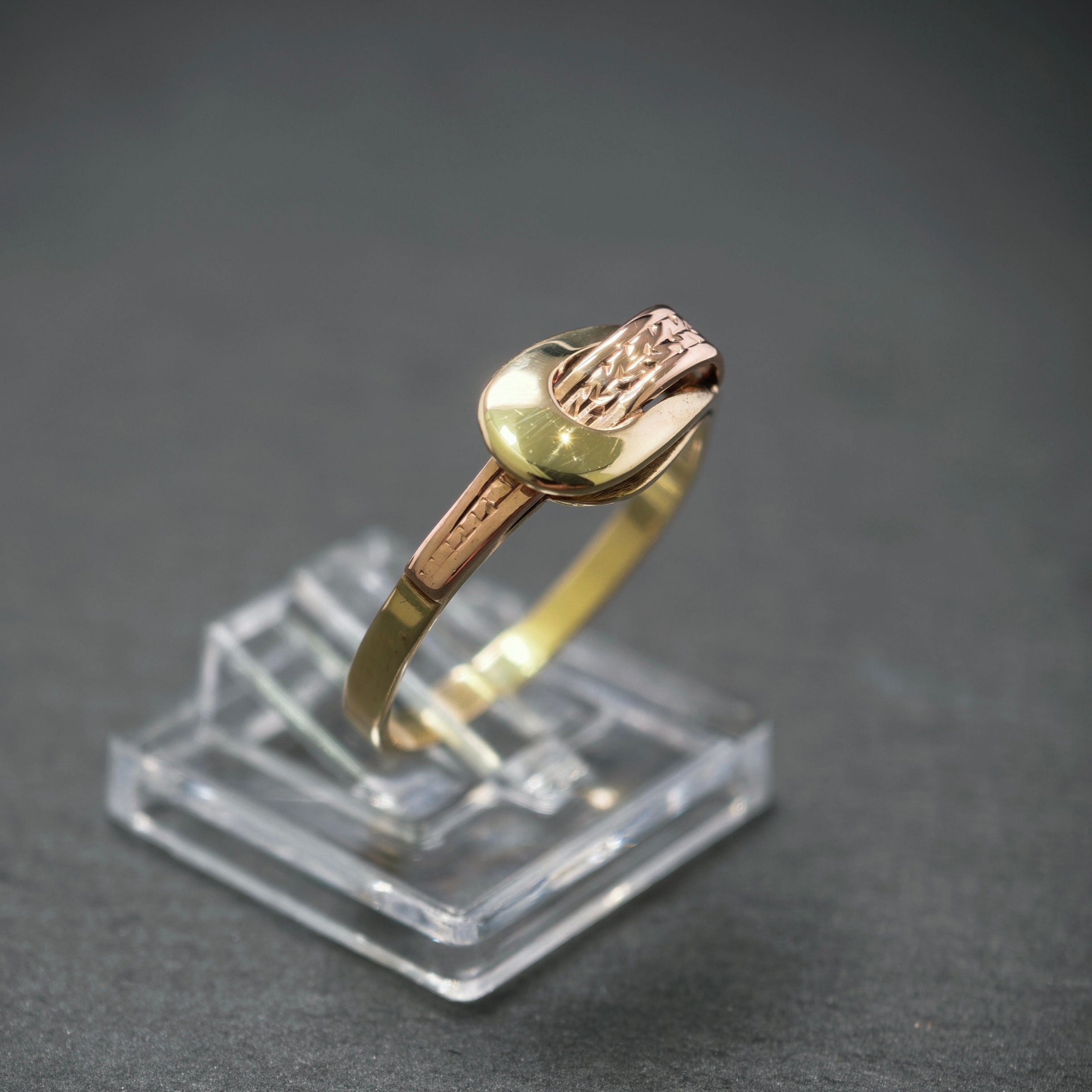 Ring 585/- Gelb- und Rotgold