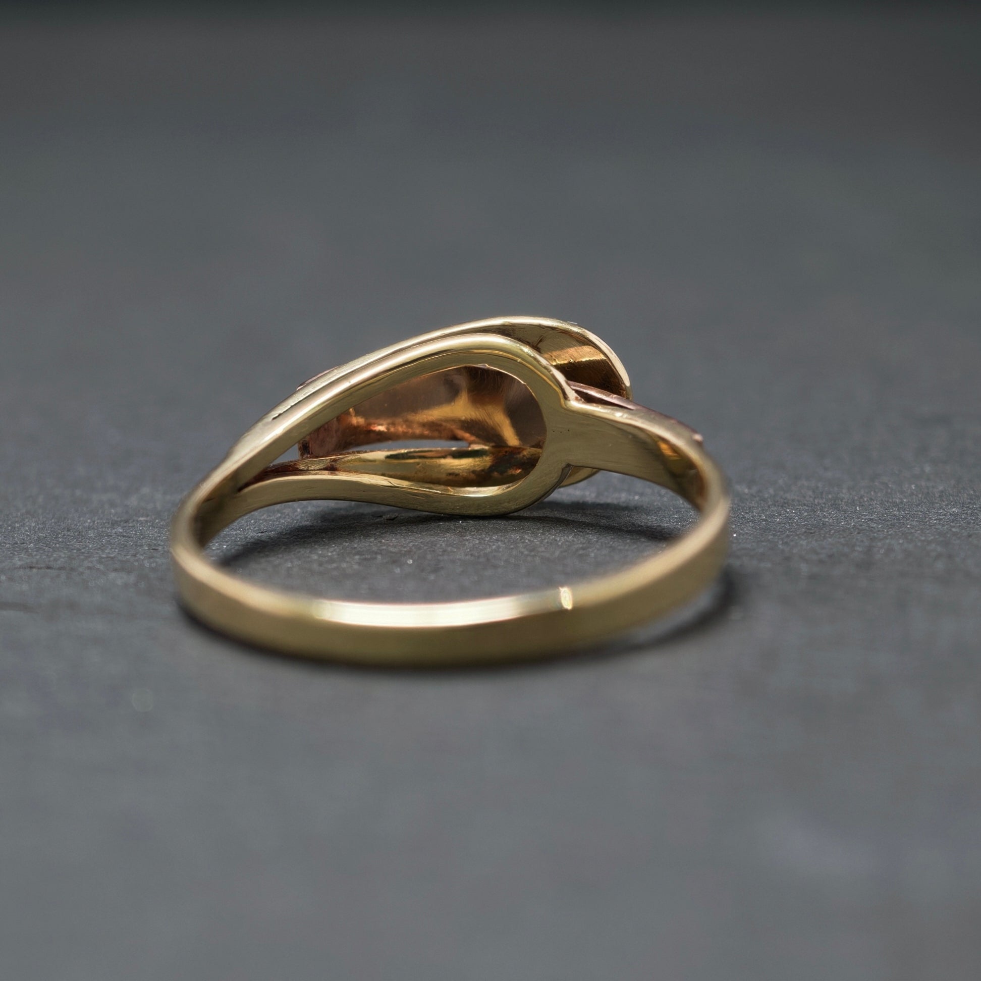 Ring 585/- Gelb- und Rotgold