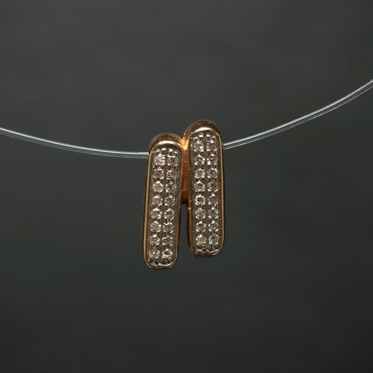 Anhänger 585/- Gelbgold mit 32 Diamanten