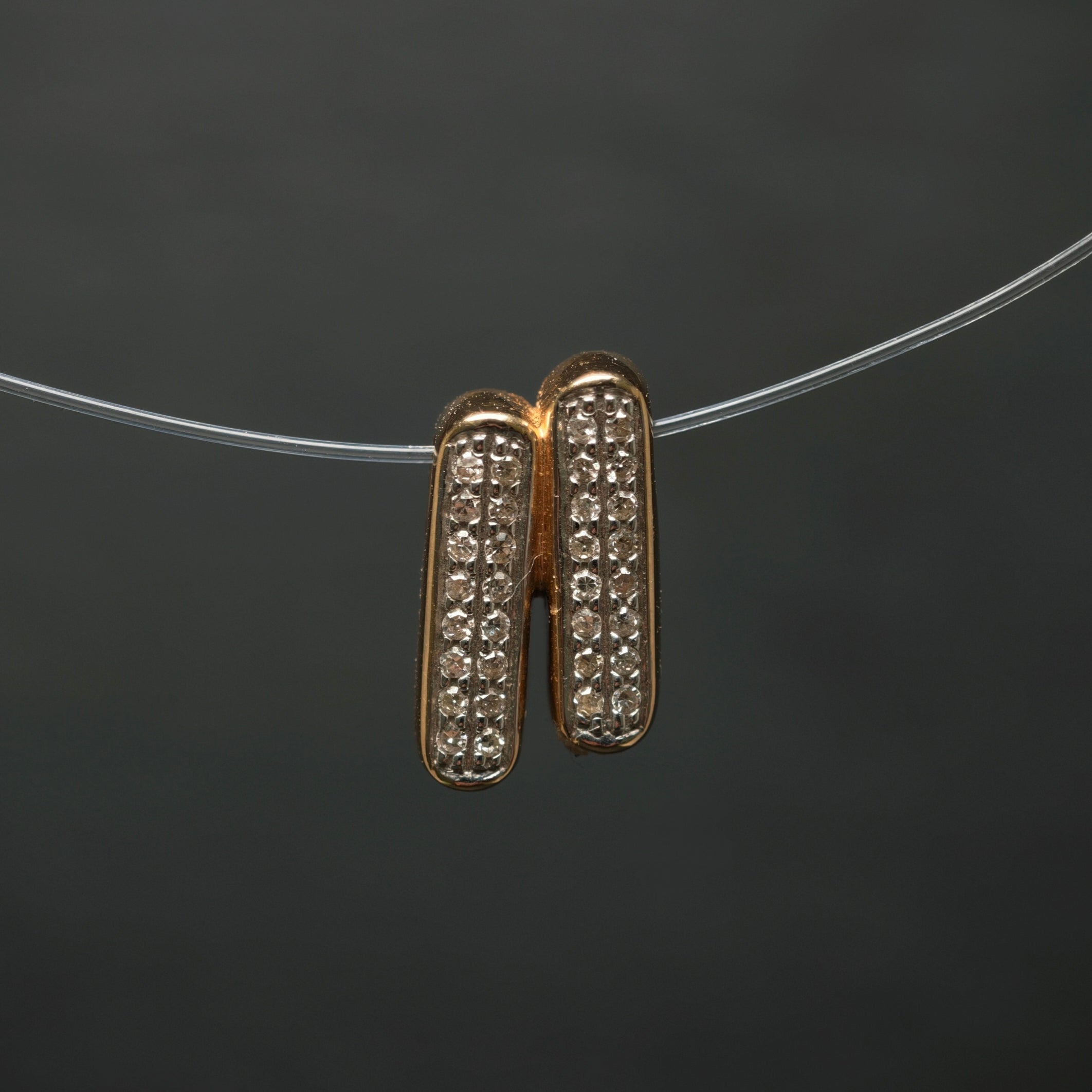 Anhänger 585/- Gelbgold mit 32 Diamanten