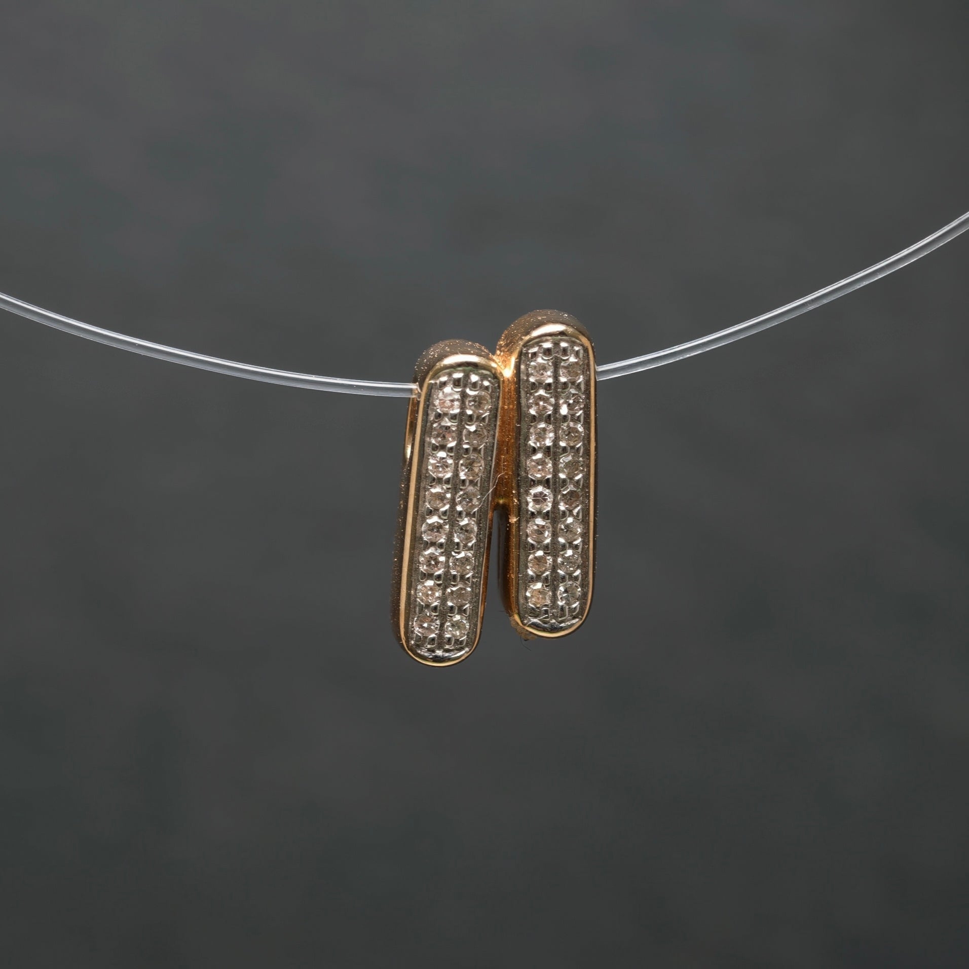 Anhänger 585/- Gelbgold mit 32 Diamanten