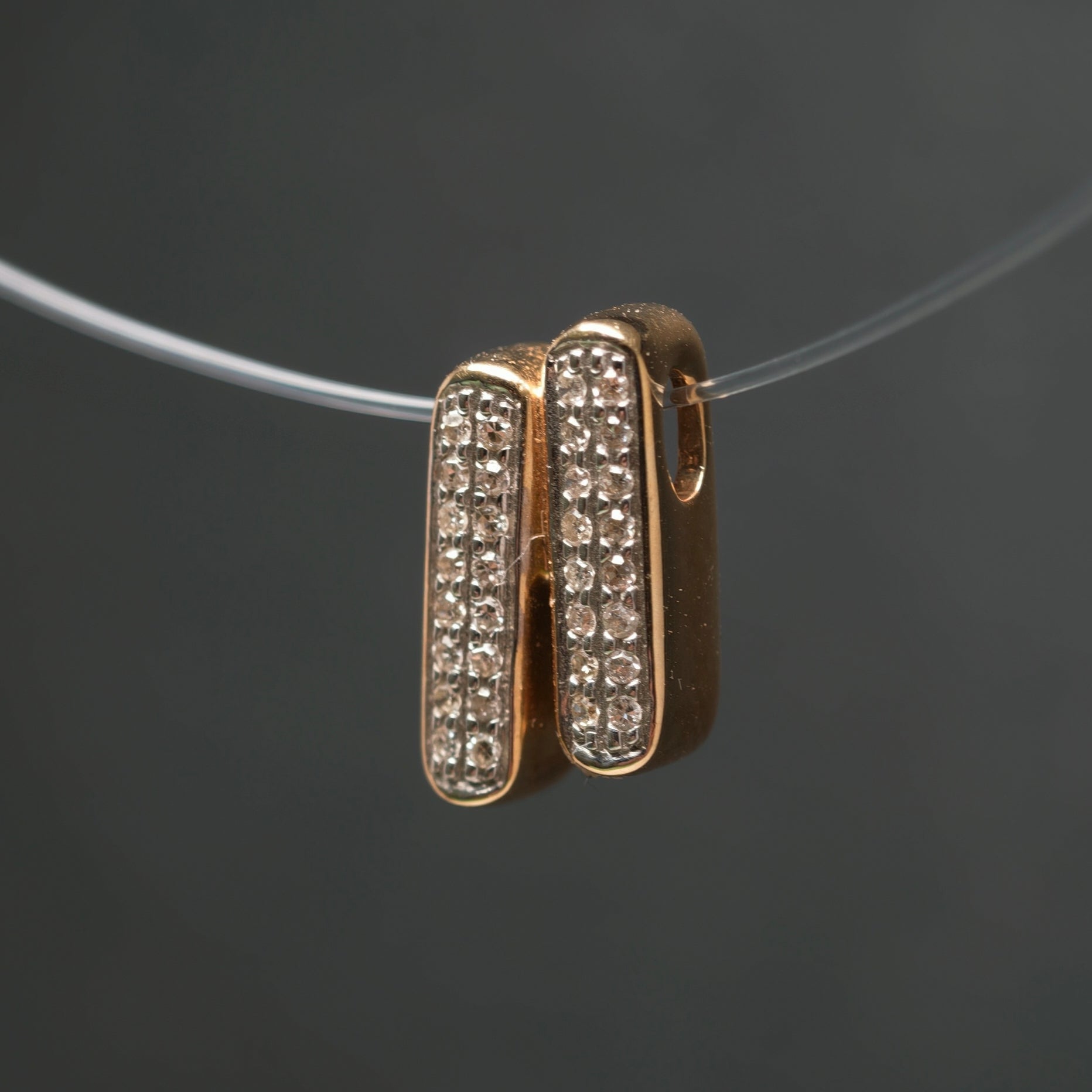 Anhänger 585/- Gelbgold mit 32 Diamanten