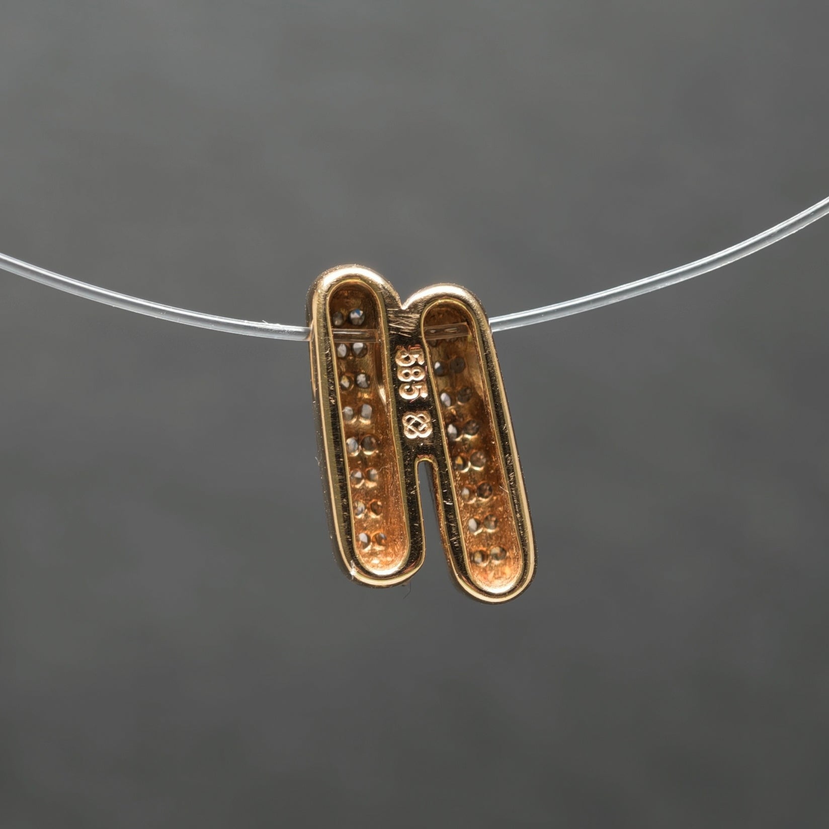 Anhänger 585/- Gelbgold mit 32 Diamanten