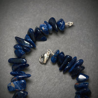 Lapis Armband 925/- Silber mit 36 Lapise