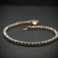 Riverarmband 750/- Weißgold mit 58 Brillanten