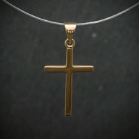Handgefertigter Anhänger ,,Kreuz'' 585/- Gelbgold
