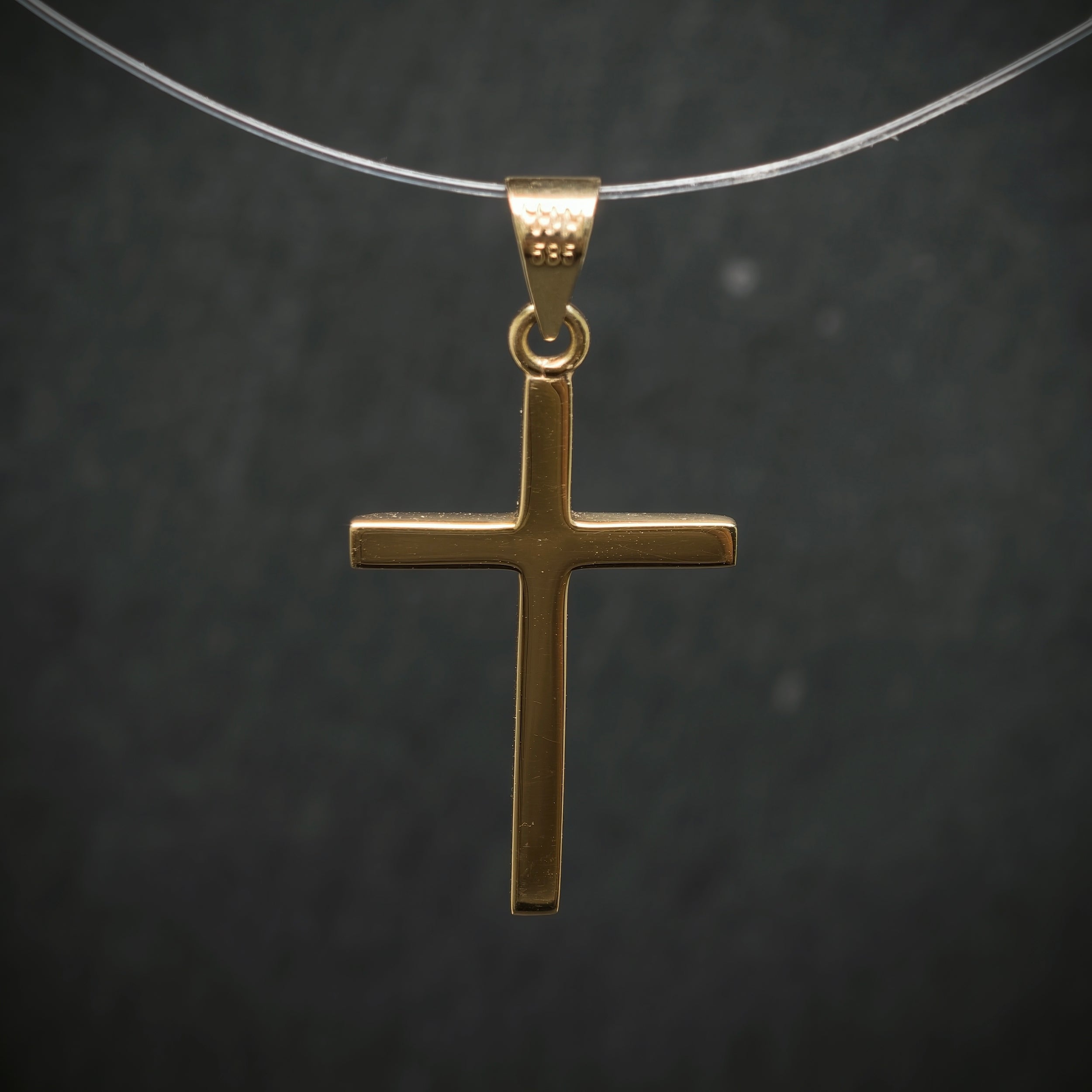 Anhänger ,,Kreuz'' 585/- Gelbgold