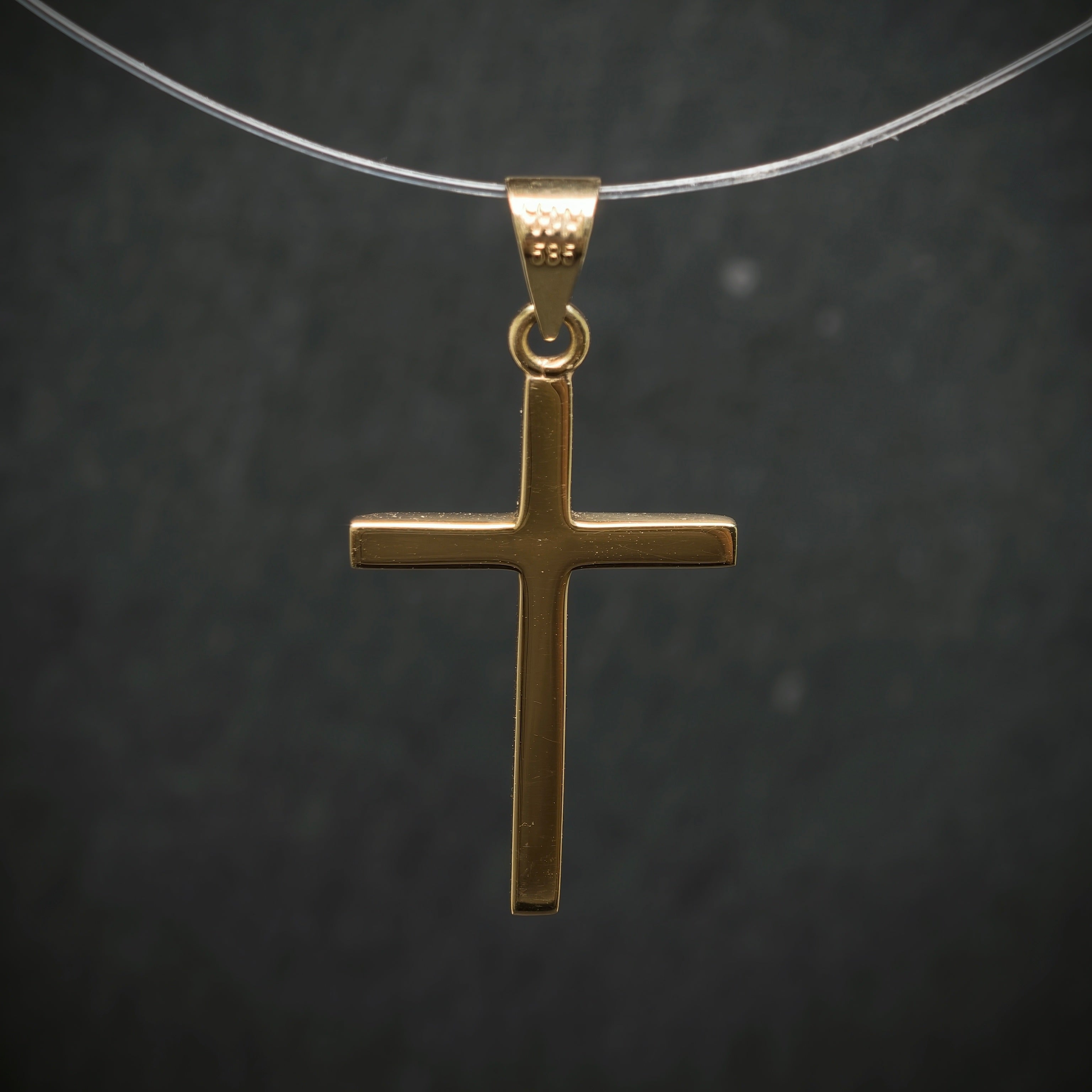 Anhänger ,,Kreuz'' 585/- Gelbgold