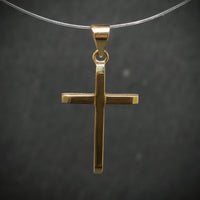 Handgefertigter Anhänger ,,Kreuz'' 585/- Gelbgold