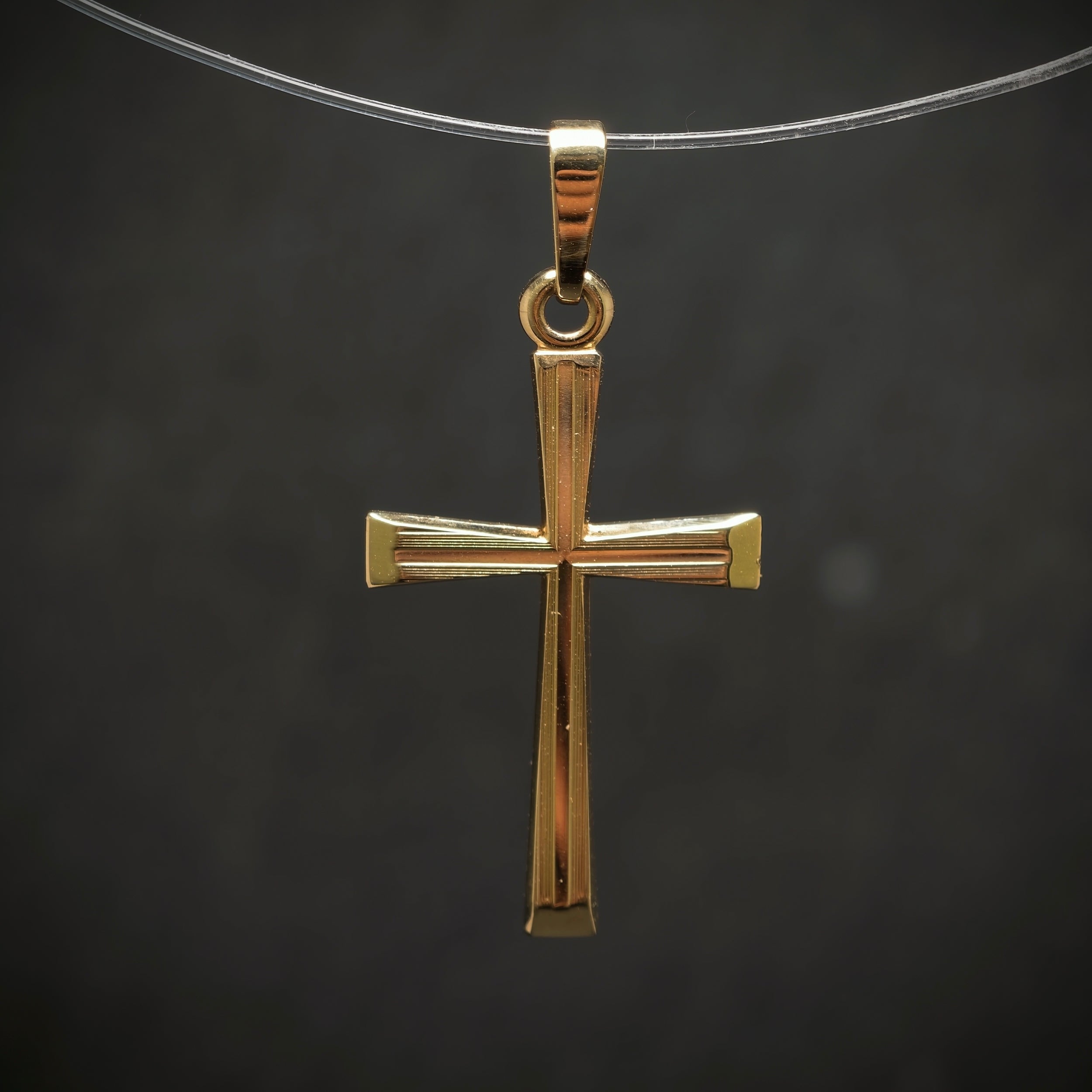 Anhänger ,,Kreuz'' 585/- Gelbgold