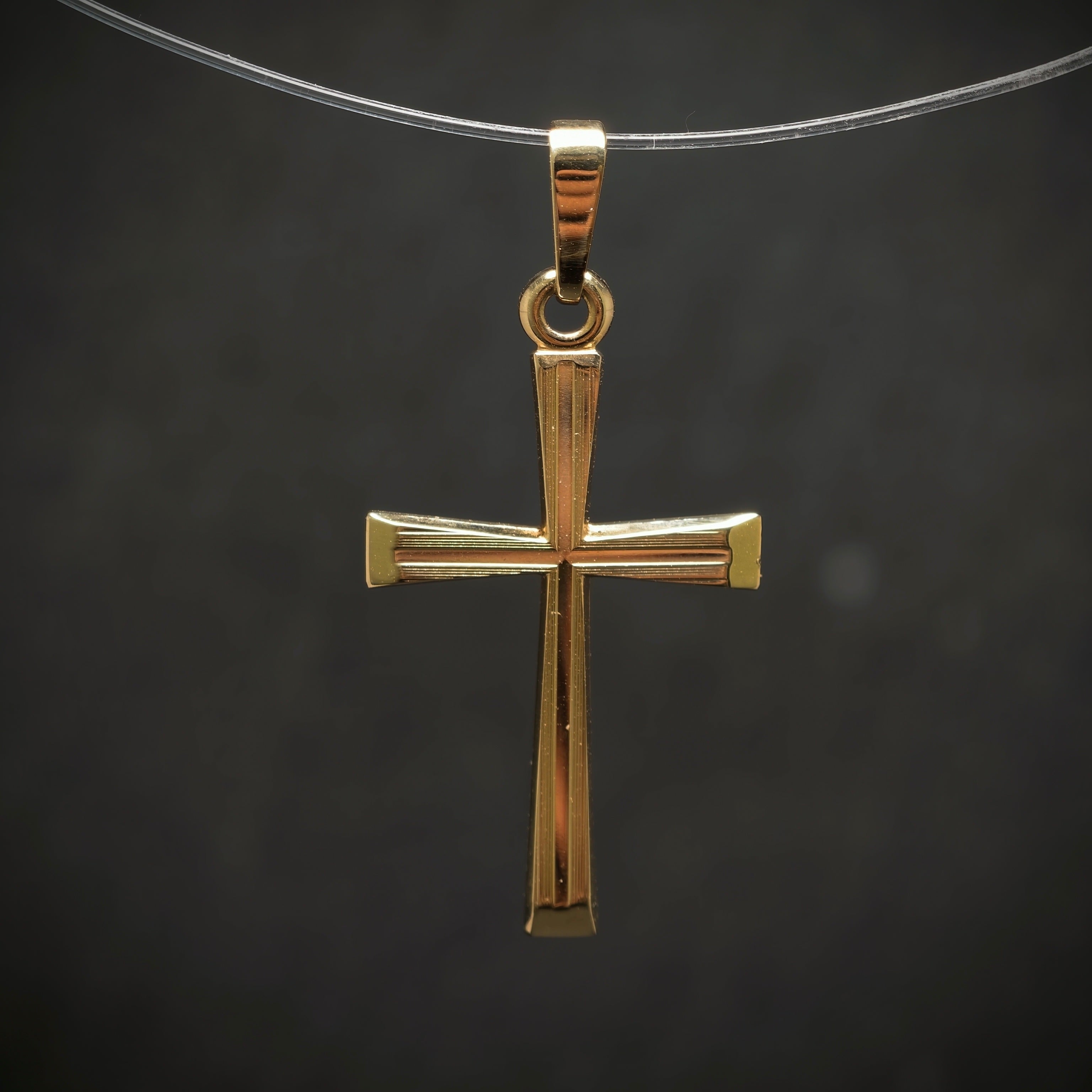 Anhänger ,,Kreuz'' 585/- Gelbgold