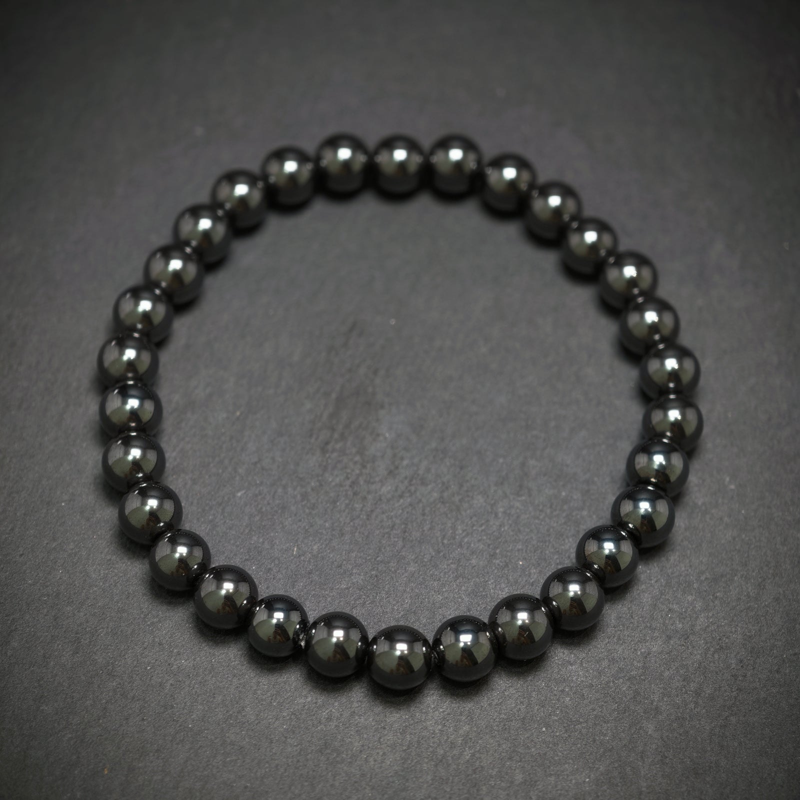 Hämatit Armband mit 30 Hämatiten