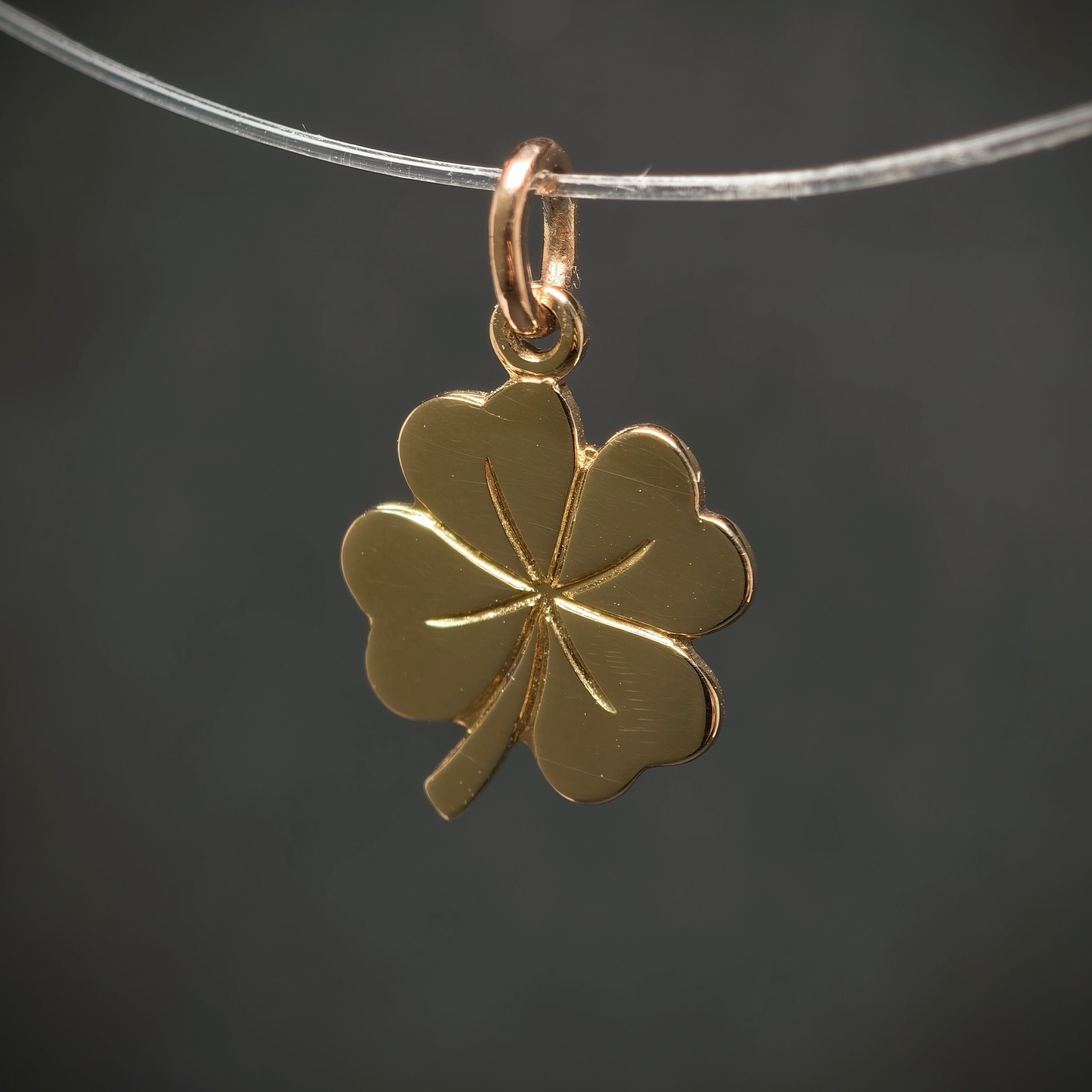Anhänger ,,Kleeblatt'' 333/- Gelbgold