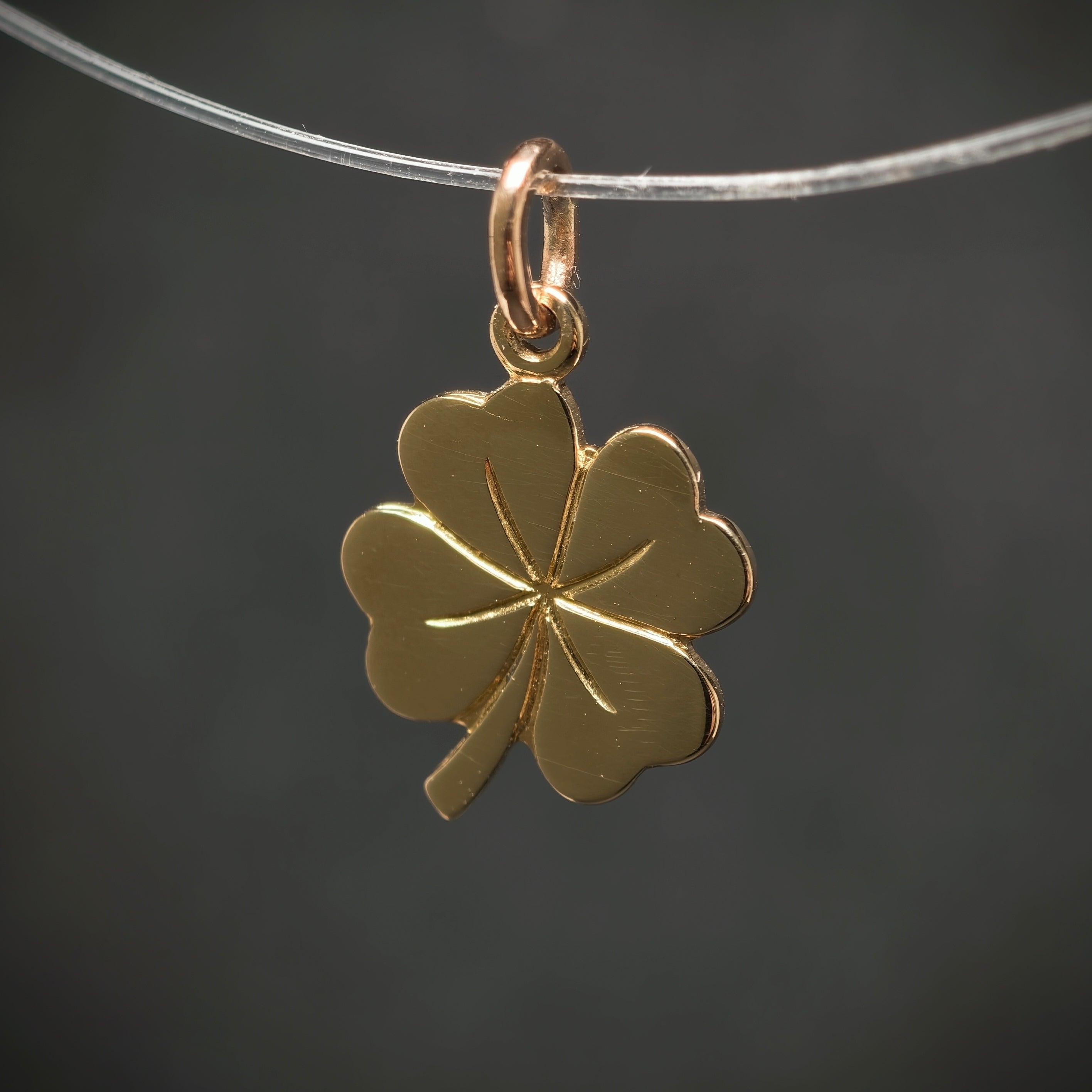 Anhänger ,,Kleeblatt'' 333/- Gelbgold