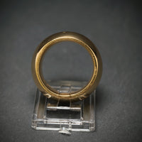 Ring 750/- Gelbgold mit 1 Saphir