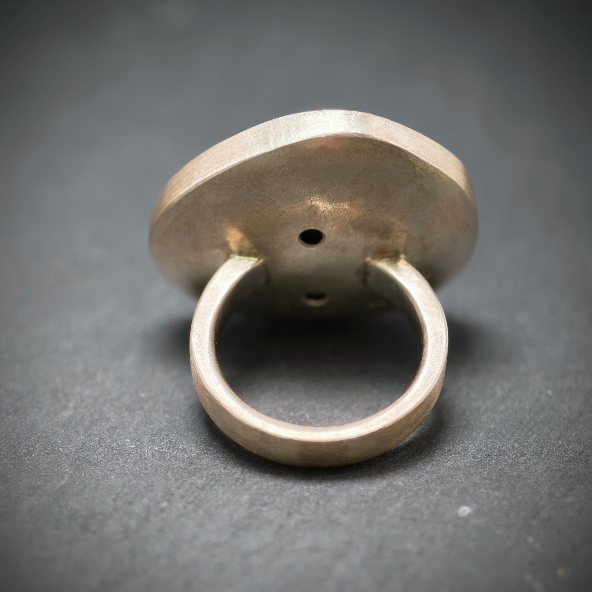 Ring 925/- Silber mit Rhein-Kieselstein